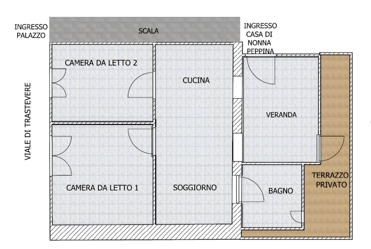 La Casa Di Nonna Peppina A Trastevere Roma Esterno foto